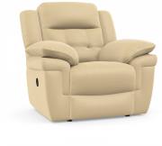 La-z-boy Augustine Power Reclining chair shown in Dolce Cream leather  