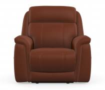 Chair shown in Calda Chestnut leather 