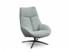 Esprit chair in Yeti Turquoise fabric with Sub 27 - Black base