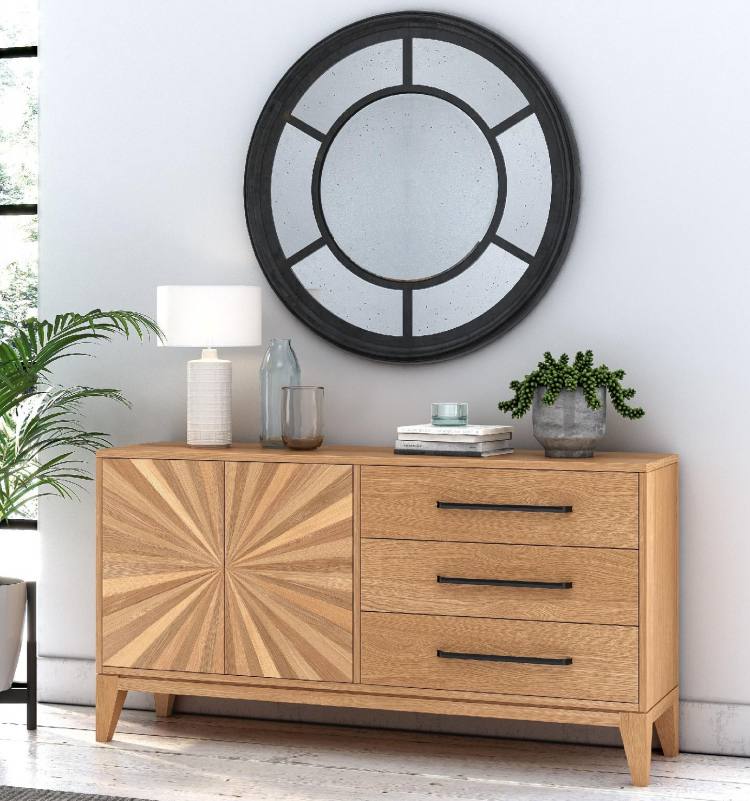 Viento Sideboard in room setting 