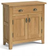 Corndell Bedford Oak Mini sideboard with top drawer