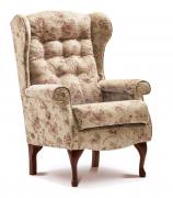 Sherborne Brompton Fireside chair shown in Ellesmere Autumn fabric 