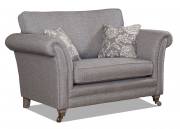 Main fabric 9287, small scatter cushions in 9447, smokey oak pewter castor legs.