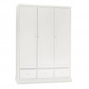 Bentley Designs Ashby White Triple Wardrobe