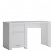 Novi 1 Door 1 Drawer Desk in Alpine White