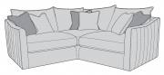 Buoyant Blaise Small Corner Sofa - 1 Seater / Corner / 1 Seater (LH1+COR+RH1)