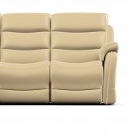 Anderson 2 seater RHF Modular arm unit shown in Dolce Cream leather 
