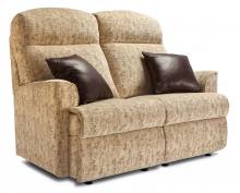 Small fixed Harrow sofa shown in Hanover Oatmeal fabric. 