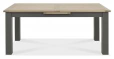 The Bentley Designs Oakham Dark Grey & Scandi Oak 6-8 Dining Table 