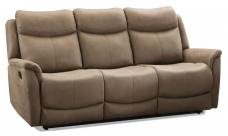 Manual catch sofa shown in Caramel 