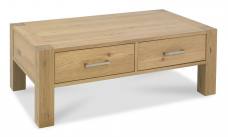 Bentley Designs - Turin Light Oak Coffee Table with Drawers