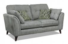 Alstons Oceana 2 seater sofa pictured in fabric 2720 (Band C), small scatter cushions in 2110, walnut eco legs.