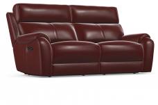 Winchester sofa shown in Mezzo Wine leather 