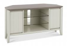 Bentley Designs - Bergen Grey Washed Oak & Soft Grey Corner Entertainment Unit