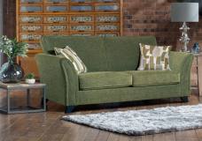Alstons Emelia 3 seater sofashown in 3940 with scatters in 3130 