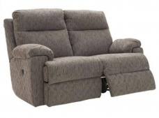 Sofa shown with one footrest partially reclined 