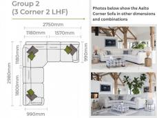 Alstons Aalto Corner Sofa 3c2l - Group 2
