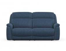 Paris 3 seater sofa shown in Anivia Blue fabric 