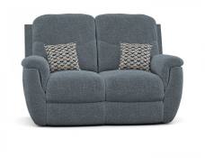 Sofa shown in Chunki Slate with Bruno Cobalt scatter cushions 