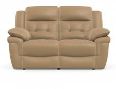 La-z-boy Augustine 2 Seater sofa shown in Tutti Taupe leather 