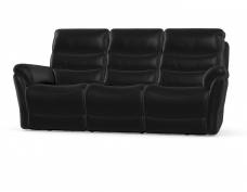 Sofa shown in Moda Black leather