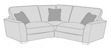 Buoyant Fantasia Standard Back Small Corner Sofa - L1 + CO + R1