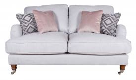 Pictured in Jedi Seafoam, scatter cushions in Festival Blush and Khaleesi Dusk with Antique Chrome castor feet