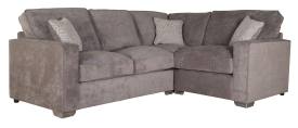 Corner group shown in Kingston Grey fabric 