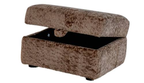 Alstons Inka Storage stool in fabric 5495