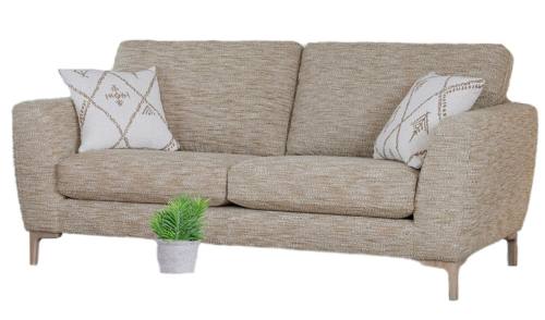 Alstons 3 seater Inka sofa (standard back) in fabric 5533, large scatter cushions in 5023