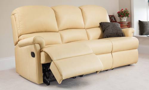 Sherborne Nevada leather reclining sofa 