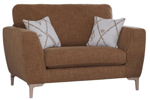 Alstons Inka snuggler in fabric 5903, small scatter cushions in 5023