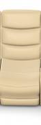 La-z-boy Anderson Single seat module shown in Dolce Creme leather 