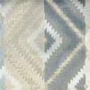 2307 - Silver Grey Diamond Aztec Velvet