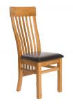 Hampton Oak Slat Back Dining Chairs (Pair) - HAM-112