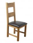 Hampton Oak Padded Dining Chairs (Pair) - HAM-111