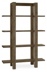 The Bentley Designs Turin Dark Oak Open Shelf Unit 