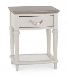 Bentley Designs Montreux Grey Washed Oak & Soft Grey Lamp Table