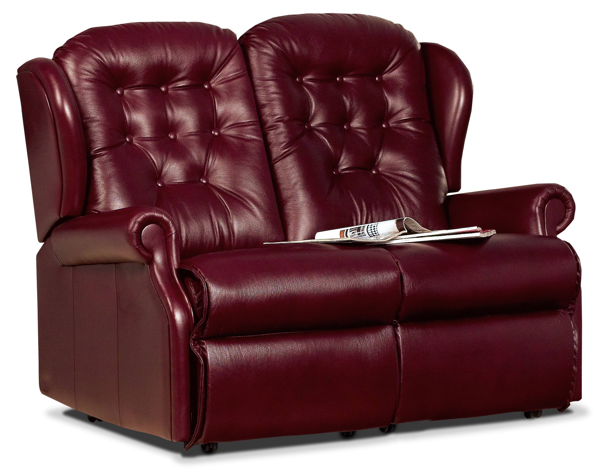 2 seater leather sofa beds uk