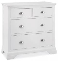 Bentley Hampstead White 2+2 Drawer Chest