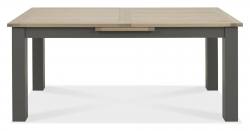 The Bentley Designs Oakham Dark Grey & Scandi Oak 6-8 Dining Table 