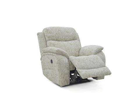 Lazboy Ely Power Recliner Chair - Fabric / Leather