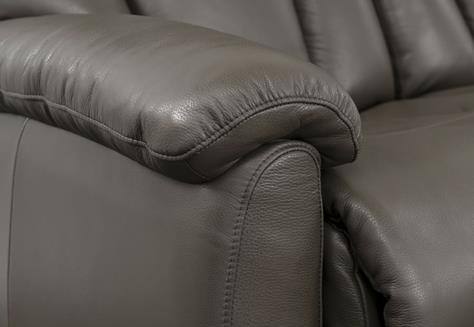 Lazboy Georgina Manual Handle Recliner Chair - Fabric / Leather