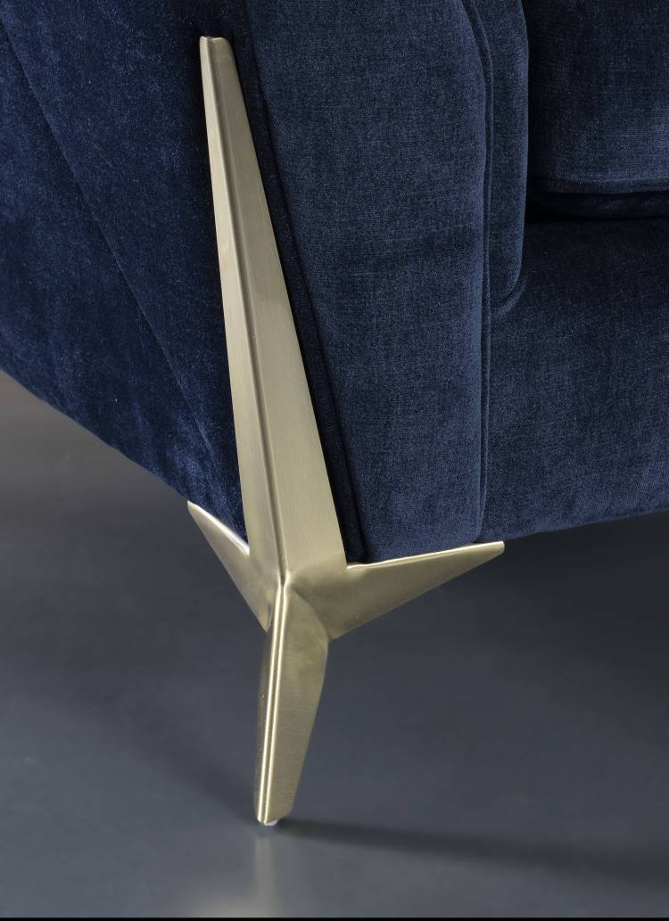 Brushed Gold Sofa Leg 