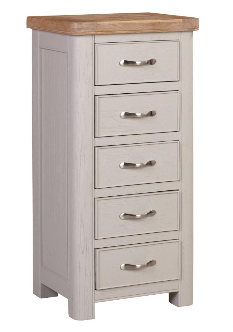 Bakewell Painted 5 Drawer Tall Chest