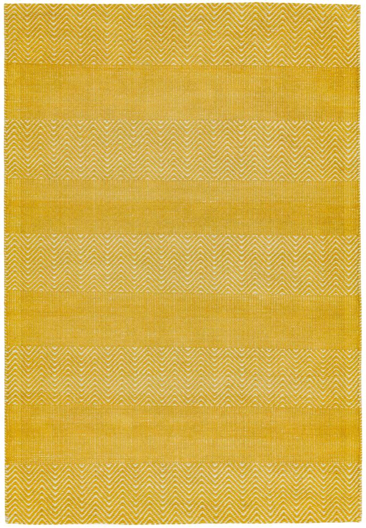 Bromley Yellow Flatweave Rug
