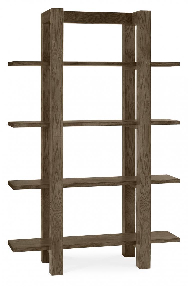 The Bentley Designs Turin Dark Oak Open Shelf Unit 