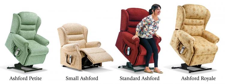 sherborne ashford lift & rise reclining chair range