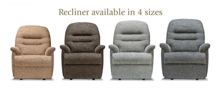 Recliner available in 4 sizes