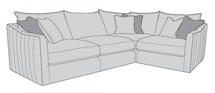 Buoyant Blaise Corner Sofa - LH2 + COR + RH1